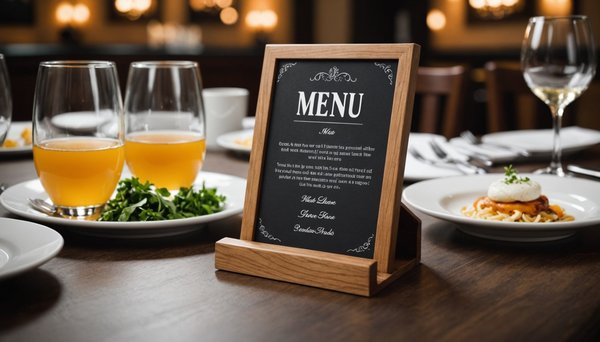 Porte carte menu restaurant : élégance et praticité en un seul choix